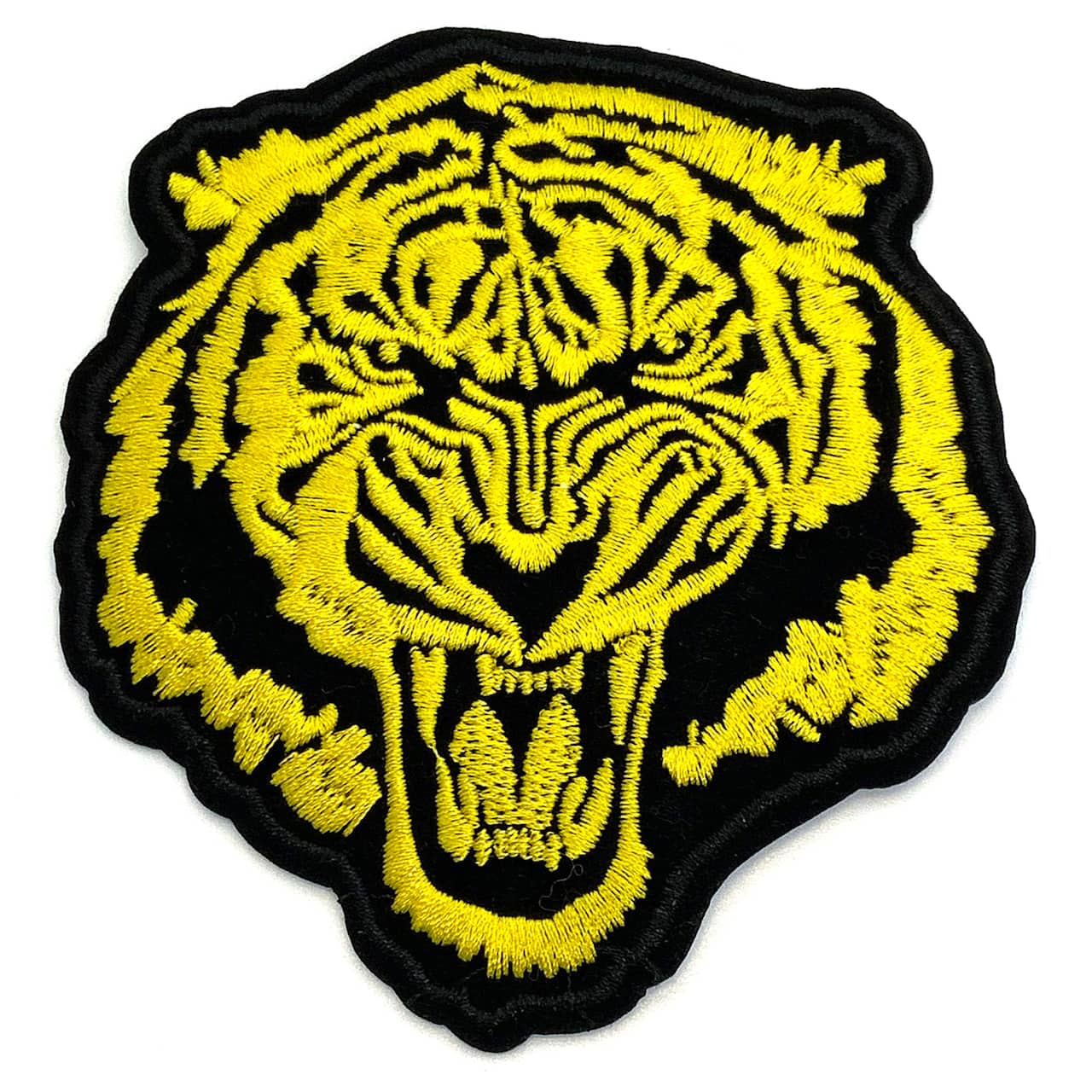 Gwen Studios Black & Yellow 4" Tiger Iron-On Patch